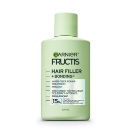 Garnier Fructis Hair Filler + Bonding Fiber Repair Pre-Shampoo Treatment, For Damaged Hair, Repairs & Strengthens Broken Bonds, Fills Hair with Strength 7 Layers Deep,300ml
