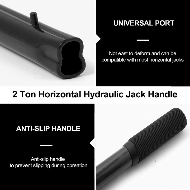 ANCKNE Horizontal Hydraulic Jack Handle 2 Ton, Jack Handle Replacement,