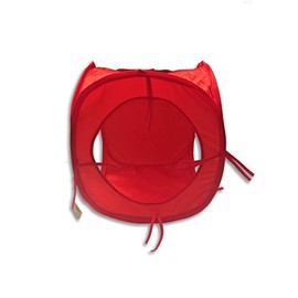 Rainbow Pop Collapsible Cubes Play Tunnel for Cats Color:Red Size:Pack of 1