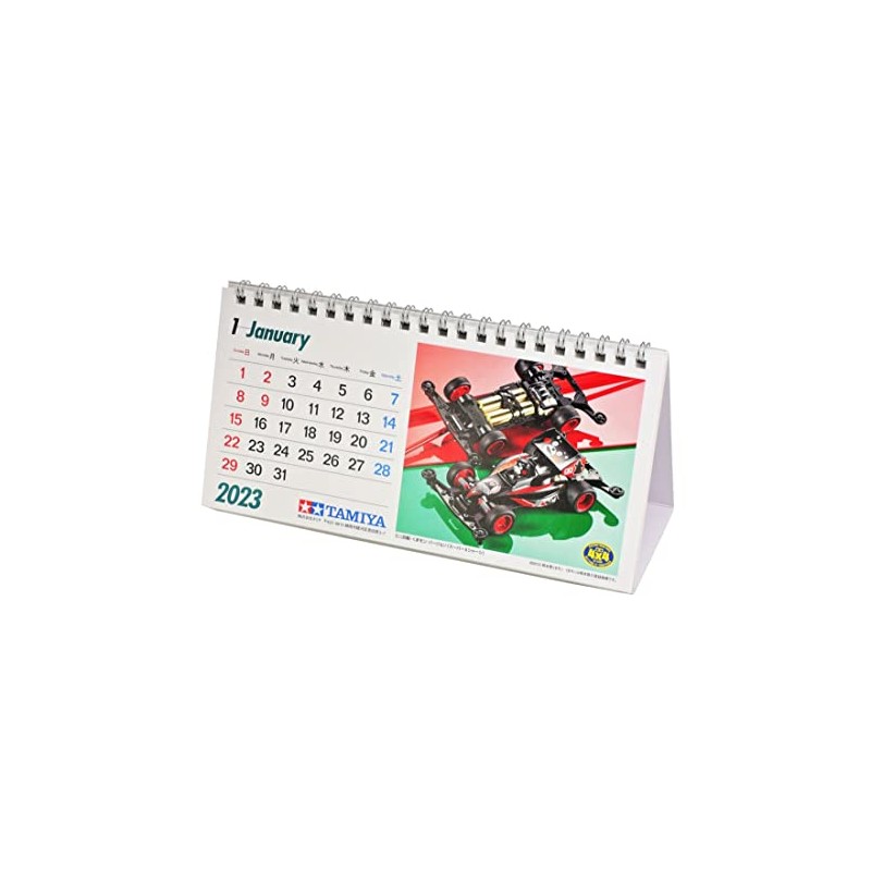 Tamiya 63749 2023 Tamiya Calendar, Mini 4WD