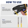 haisstronica Quick Change Jaws Crimping Tool for Solar Connectors AWG