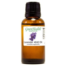 Lavender 40-42 – 1 fl oz (30 ml) Glass Bottle – 100% Pure Essential Oil – GreenHealth