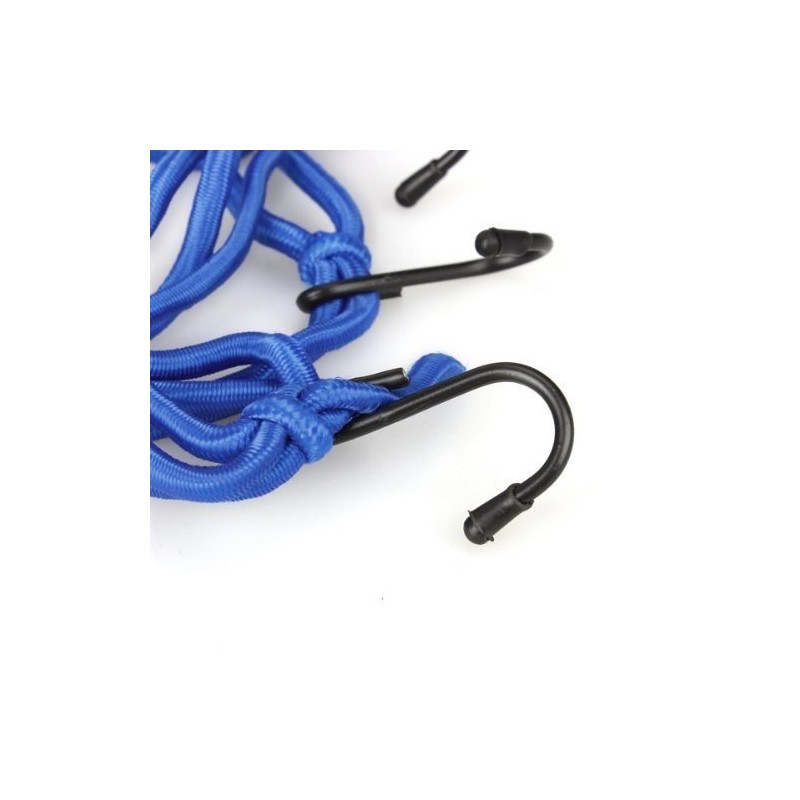 Carrier Stretch Mesh Elastic Bicycle Car Motorcycle Scooter 6 Hooks
