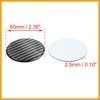 Partuto 4pcs 60mm Car Wheel Center Hub Cap Sticker Emblem