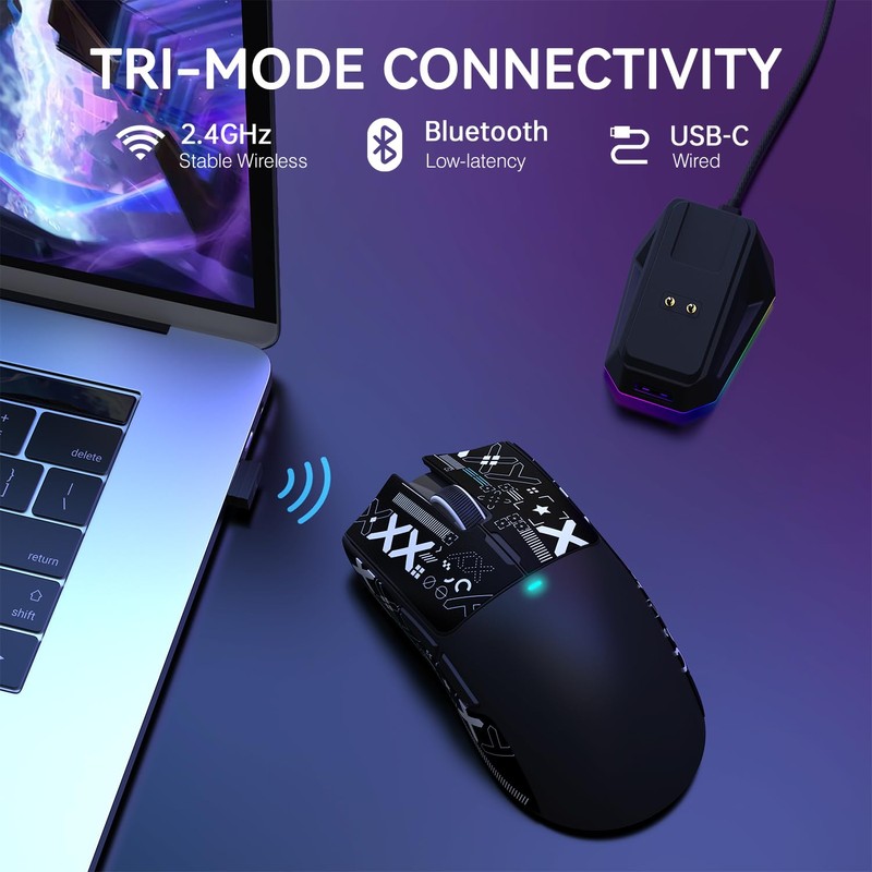 ATTACK SHARK X11 & X68 PRO HE Wireless Gaming Combo,Rapid