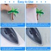 PAGOW 20 Pcs Green Coconut Palm Tree Iron on Patches,