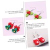 NOLITOY Elegant Xmas Earrings for Women 3 Pack Ear Studs