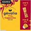 Gevalia Cappuccino K Cup Espresso Coffee Pods & Cappuccino Froth