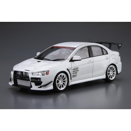 Aoshima Bunka Kyozai 1/24 The Tuned Car Series No.19 Mitsubishi C-WEST CZ4A Lancer Evolution X '07 Plastic Model (Automotive)