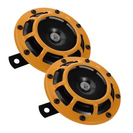 Anneome Universal Fitment 12v Air Horn Kit Big Speaker Audio Horns for Cars Trucks Motorcycles Boats Marine Vehicles