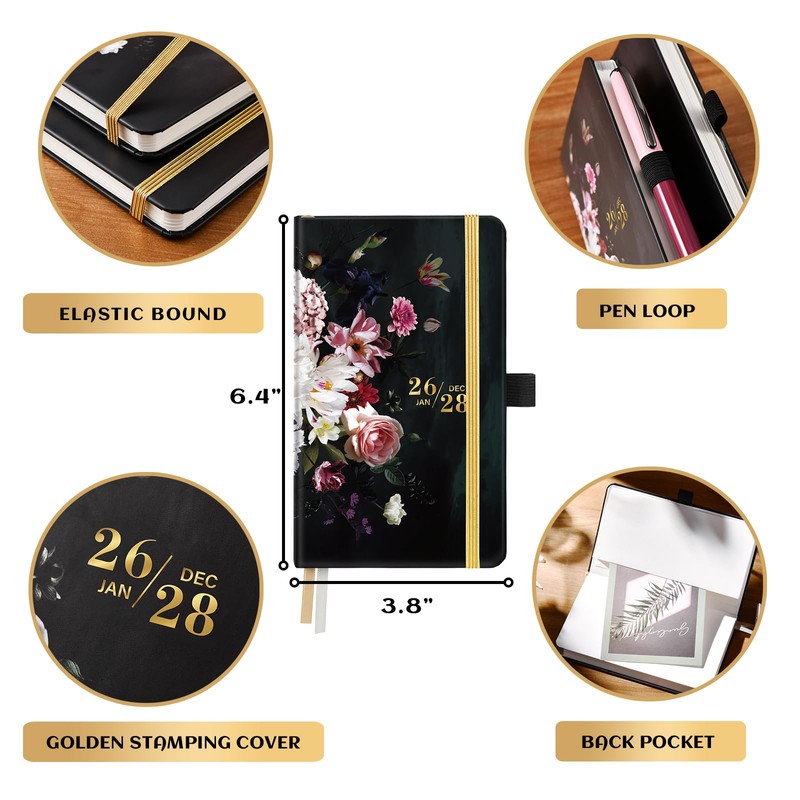 2026-2028 Pocket Planner/Calendar - JAN. 2026 - DEC. 2028, 3.8"