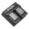 BM Premium 2-Pack of LI-42B Batteries and Dual Battery Charger