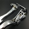 XKH- Motorcycle Chrome Brake Clutch Flame Lever Compatible with Suzuki