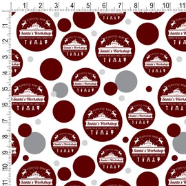 GRAPHICS & MORE Santa's Workshop Logo Christmas Toys North Pole Alaska Gift Wrap Wrapping Paper Roll