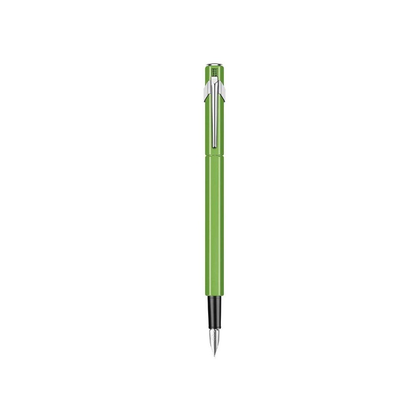 Caran d'Ache 849 Metal Fountain Pen - Neon Green