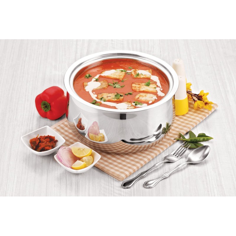 Stainless Steel Casserole and HotPot Set - Double-Walled, Insulated Casserole