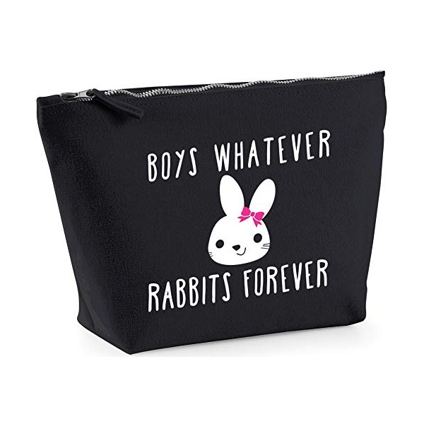 Hippowarehouse Boys whatever rabbits forever printed make up cosmetic wash
