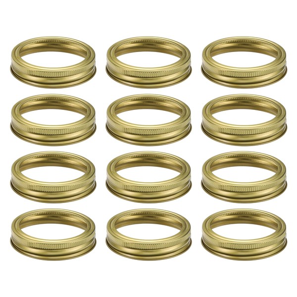 uxcell 42pcs Canning Rings Regular Mouth, 70mm Tinplate Mason Canning