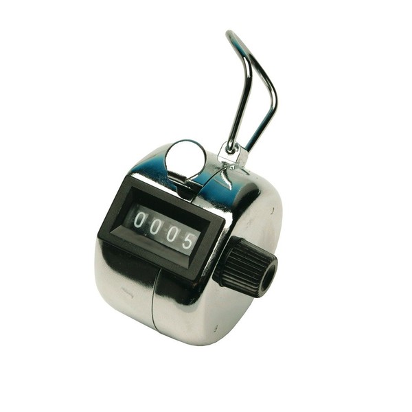 Q Connect Tally Counter - Chrome