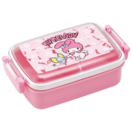 Skater RBF3ANAG-A Children's Lunch Box, 15.9 fl oz (450 ml), Fluffy Dome, My Melody, Ushiro, Sanrio, Antibacterial, Made in Japan