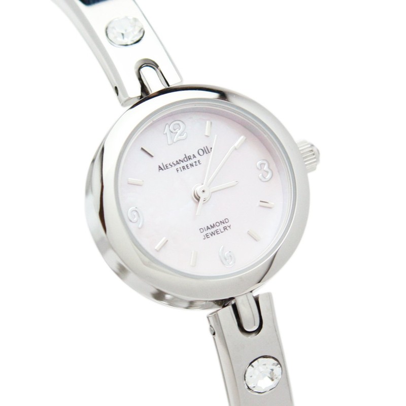 [アレサンドラオーラ] 腕時計 AO-7350-2 シルバー