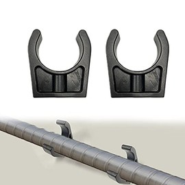 TUOP Marine Dive Ladder Storage Clip Brackets - Boat Nylon Hook Clip Clamp Holder for Tube Size 1-34Inch Dia, 2PCS