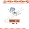 Tanstic 30Pcs 3/8 Inch EMT Pipe Strap Zinc Plated Steel