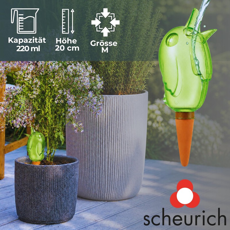 '"Bördy Water Dispenser Colour: Green, Size 20, Volume 220 ml