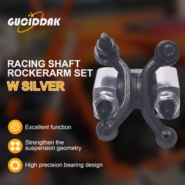 Racing Shaft Rocker Arm Set w Silver For Predator 212cc Non Hemi,Race retainers & 26lb Race Springs