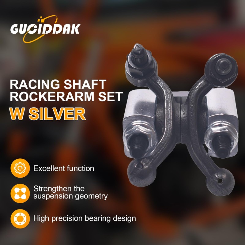 Racing Shaft Rocker Arm Set w Silver For Predator 212cc