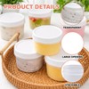 Gubilacrum Sauce Pots, 12 Small Containers with Lids for Food