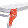 RockRain Aluminum Workbench Step Stool: Foldable Portable Platform with Locking