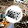 DYRABREST Stainless Steel Steel Bread Box Roll Top Bread Box
