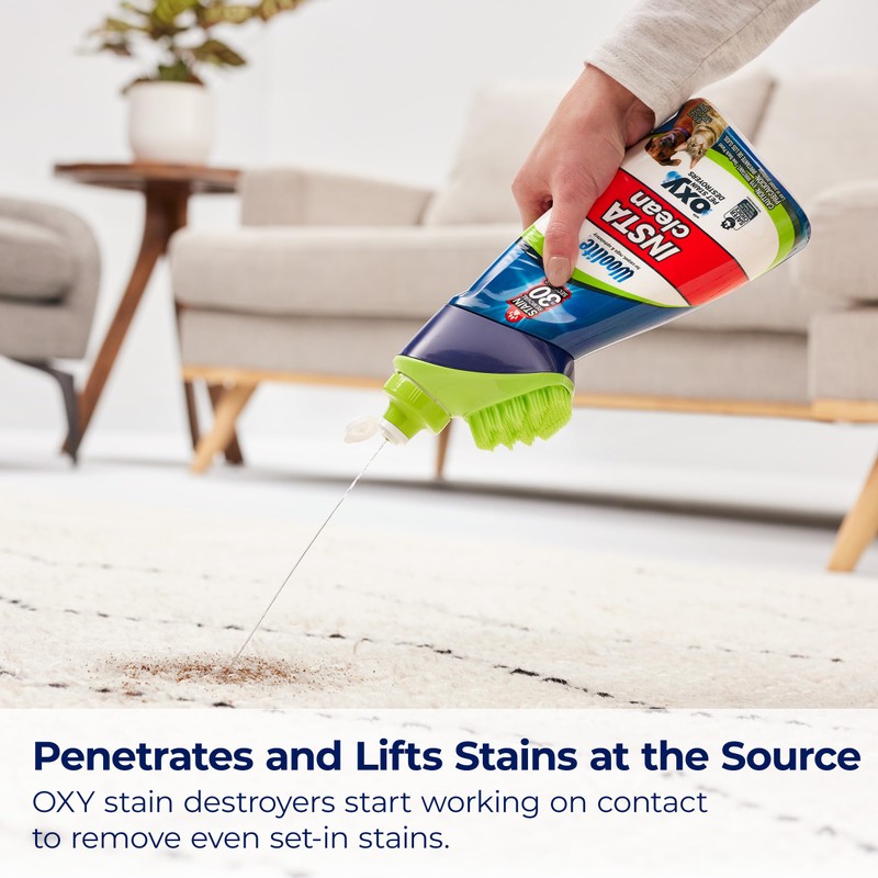 Bissell InstaClean Oxy Pet Spot and Stain Remover with Brush