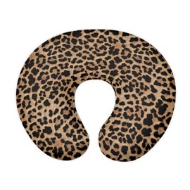 TSVAGA Leopard Print Nursing Pillow Cover for Baby, Soft Breastfeeding Pillow Slipcover, Reusable Nursing Pillowcase for Newborn Infant, Cover Only