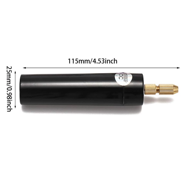 QOTSTEOS 0.7-1.2mm Micro Electric Hand Drill Set for Resin, Cordless
