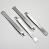Stainless steel tweezer Glasses Repair Tool ﻿ (Silver, One size)