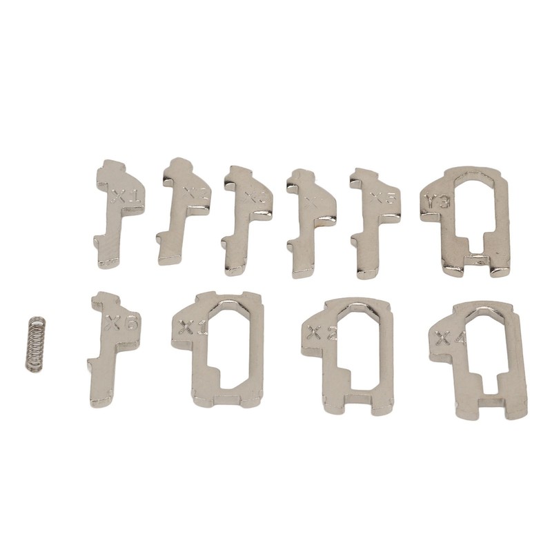 380 Pcs Car Lock Reed Stainless Steel Car Locking Plate