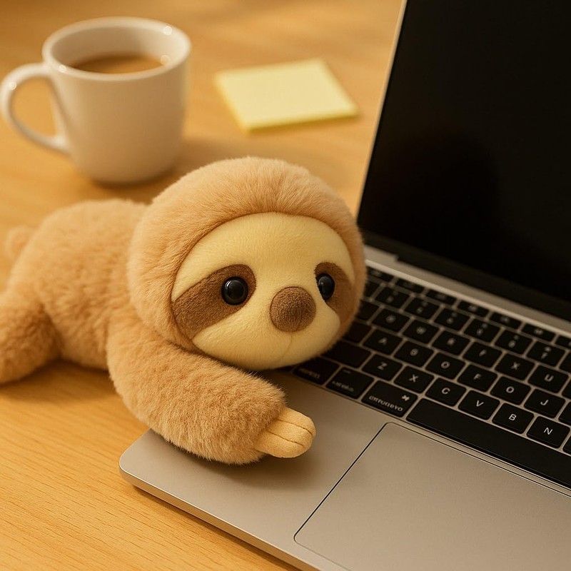 Mushymallow Adorable Sloth Stuffed Animal Soft Stress Relief Plush Toy