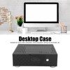 Desktop Case, Exquisite Compact Sturdy Durable Mini ITX Case for