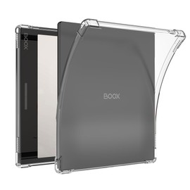BOZHUORUI Clear Case for 7" Onyx Boox Tablet Go 7 Color/Boox Page/Leaf2/Leaf3/Leaf3 C/Boox Galileo e-Reader - Ultra-Thin Lightweight Transparent Silicone Flexible Soft Back Cover (Clear)