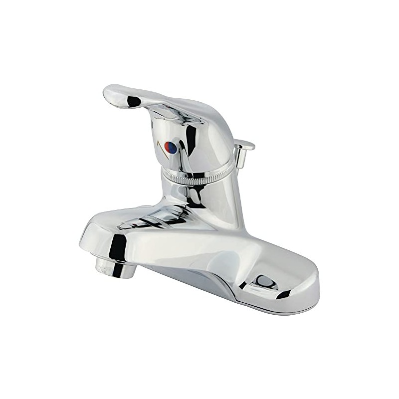 Kingston Brass GKB511 Single-Handle 4 in. Centerset Bathroom Faucet, Polished