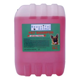 Shampoo Para Perro Beautiful Animal 10 Litros Aroma Fresa Fresa