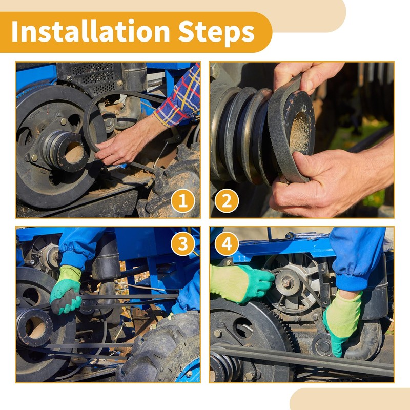 Partuto Drive Belt Motorcycle V-Belt for Yamaha Kazuma 50cc 70cc