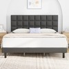 Twolike King Bed Frames with Headboard,Modern Upholstered Platforms Bed,and Strong