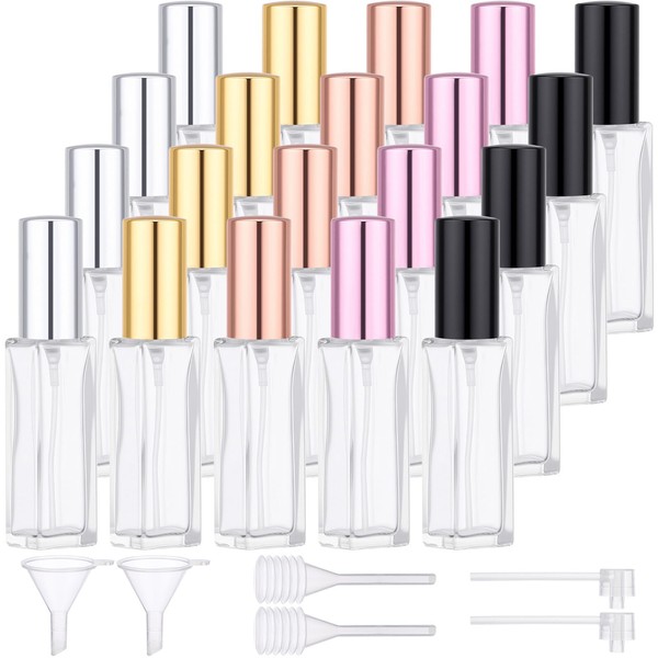 Segbeauty 20pcs 0.34oz Atomizer Sprayer for Perfume Glass Spray Bottles,