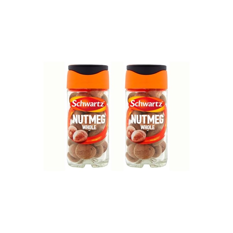 Seasoning, Herbs and Spices Bundle Pack with Schwartz Whole Nutmeg