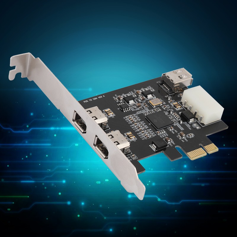 PCI -E 1X to 3-port 1394A (2 out of 1)