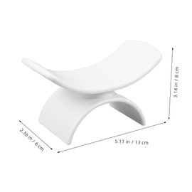 Vaguelly U Shaped Nail Arm Rest Cushion Detachable Hand Support for Manicures Ergonomic Design for Clients Easy to Clean for Nail Tech and Craft Projects Portable