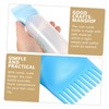 OHPHCALL 2 Pcs Hair Dye Bottle Comb Root Bottle for